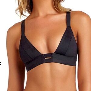 Vitamin A EcoLux Neutra Bralette Top in Black